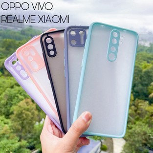 LENS COVER SOFT CASE OPPO- SLIM HYBRID FULL - CAMPRO