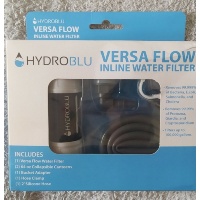 Hydroblu Versa Flow Kit water filter not sawyer katadyn liestraw miniwell ( penyaring / filter air )