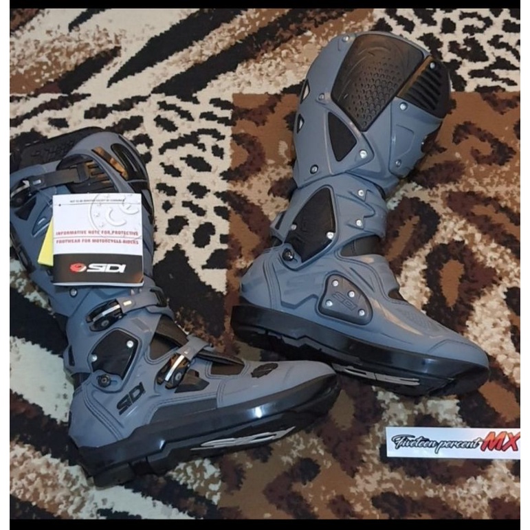 Sepatu SIDI CROSSFIRE 3 SRS MX BOOTS L.Editon Black/Ash