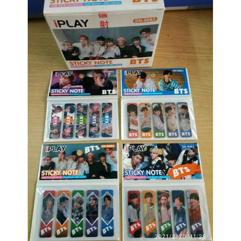 

pembatas plastik bts harga per 4pcs