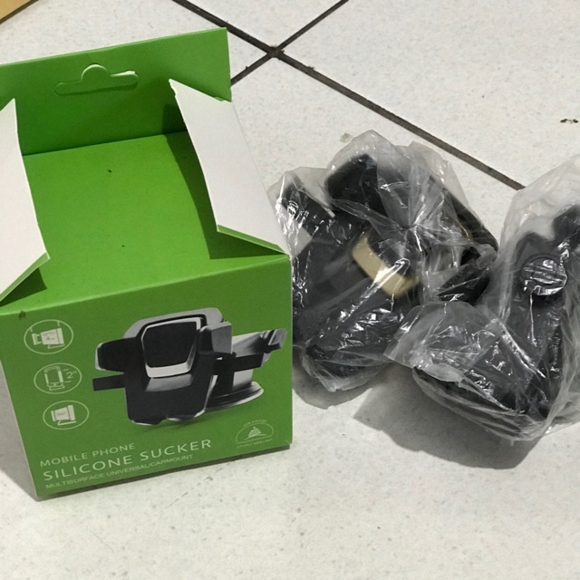 Car Holder HP Mobil Silicone Sucker 360 Degree Rotation Universal Phone Model Vacum Suction Cup Mount Clip for Smartphone Ponsel Double Clips Dudukan Pengisap Cangkir Hisap Navigasi GPS Musisi Gitar Multifungsi Rotasi 360° Dashboard Windshield