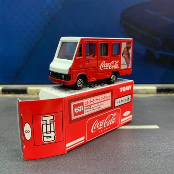 Tomica Kuji 8 Coca Cola Art Collection Quick Delivery Van China #A