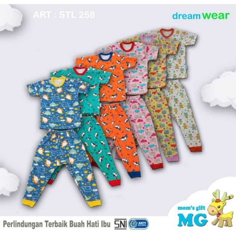 3 PCS | (SNI)  VELVET LIBBY MIRROR SETELAN BAJU BAYI KATUN BY MOM'S GIFT ART 258