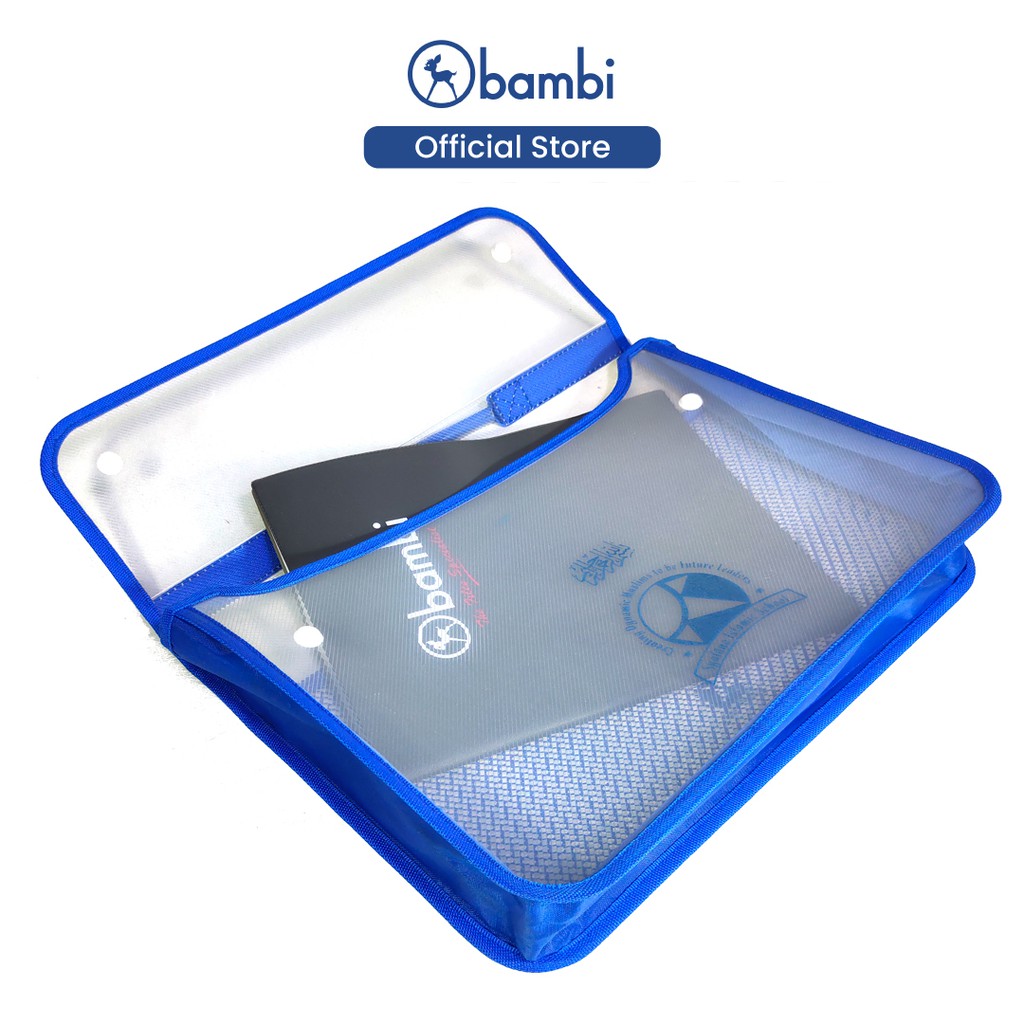 

Bambi Zipper Bag Ukuran Folio Customized Original