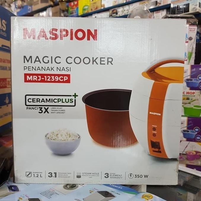 Jual Rice Cooker Maspion Mrj1239Cp, Ceramic Plus, Magic Com 1.2Ltr