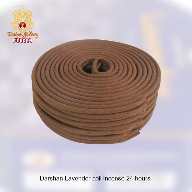 Dupa/ Hio Lingkar Wangi Harum &quot;Darshan&quot; Lavender Coil Incense 24 hours