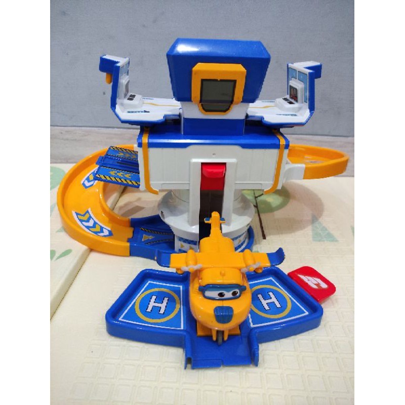 Preloved Super Wings Superwings Runway Connected Tower Playset - Mainan Pesawat Anak