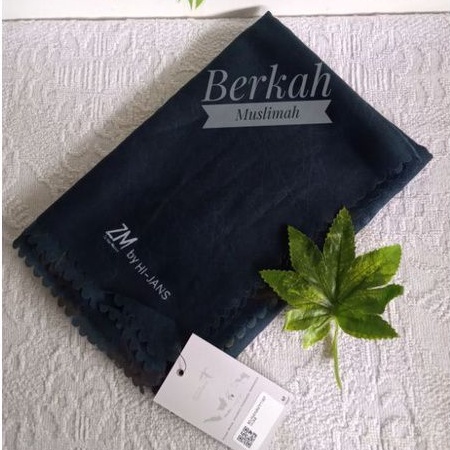Hijab Segi Empat print motif Pulau Muna/water splash ultra sonic wangi/navy zm original