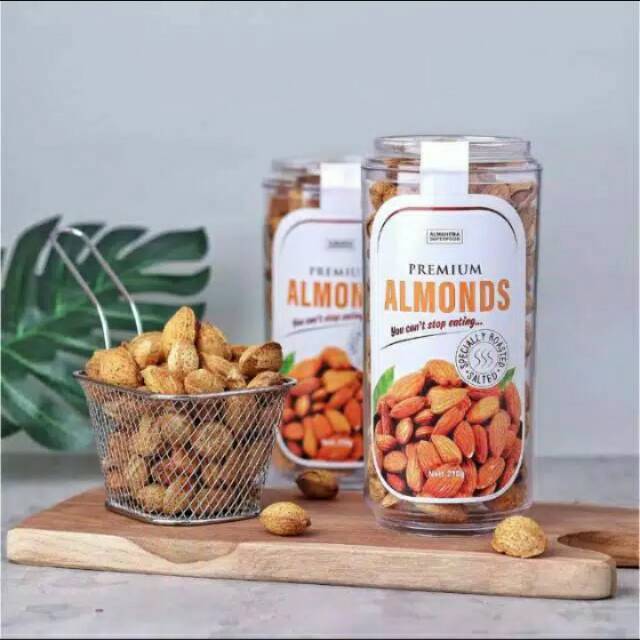 

Kacang Almond Almahera Premium (Panggang)