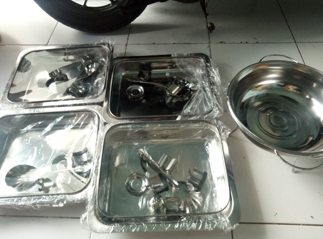 Prasmanan Set (2) All In One - Peralatan Makan Dapur Pesta Serbaguna