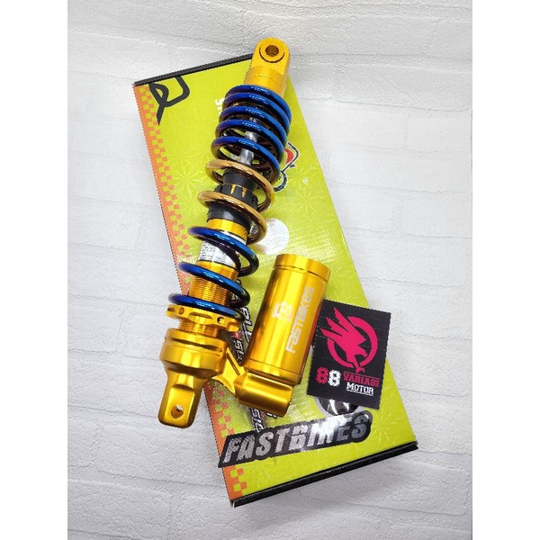 Shockbreaker Matic 310MM Fastbikes Tabung Bawah Twotone  - Shock Tabung Variasi Twotone 310MM Universal