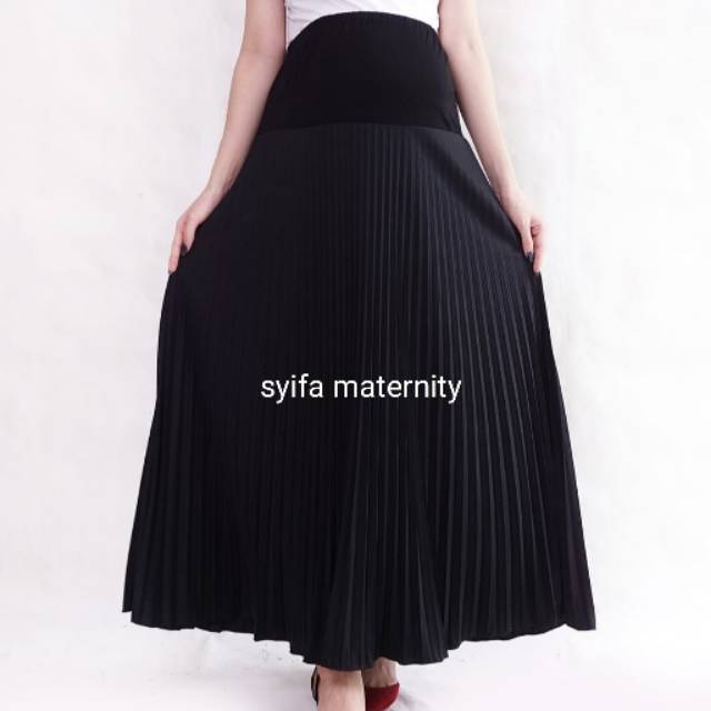 BA43 Rok hamil plisket - Syifa Maternity