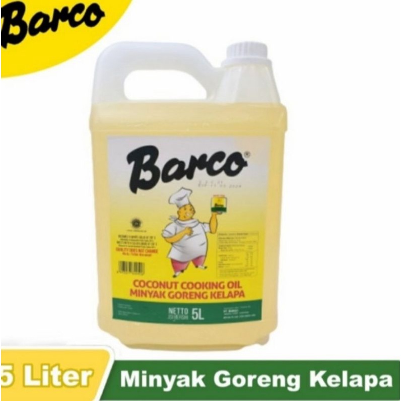 

barco minyak kelapa 5 liter