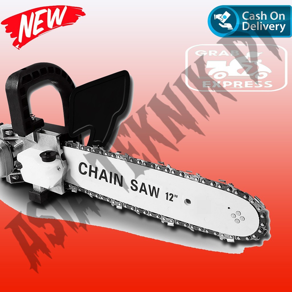 STANG GERGAJI KAYU CHAINSAW ADAPTOR GERINDA TANGAN CHAINSAW 12In