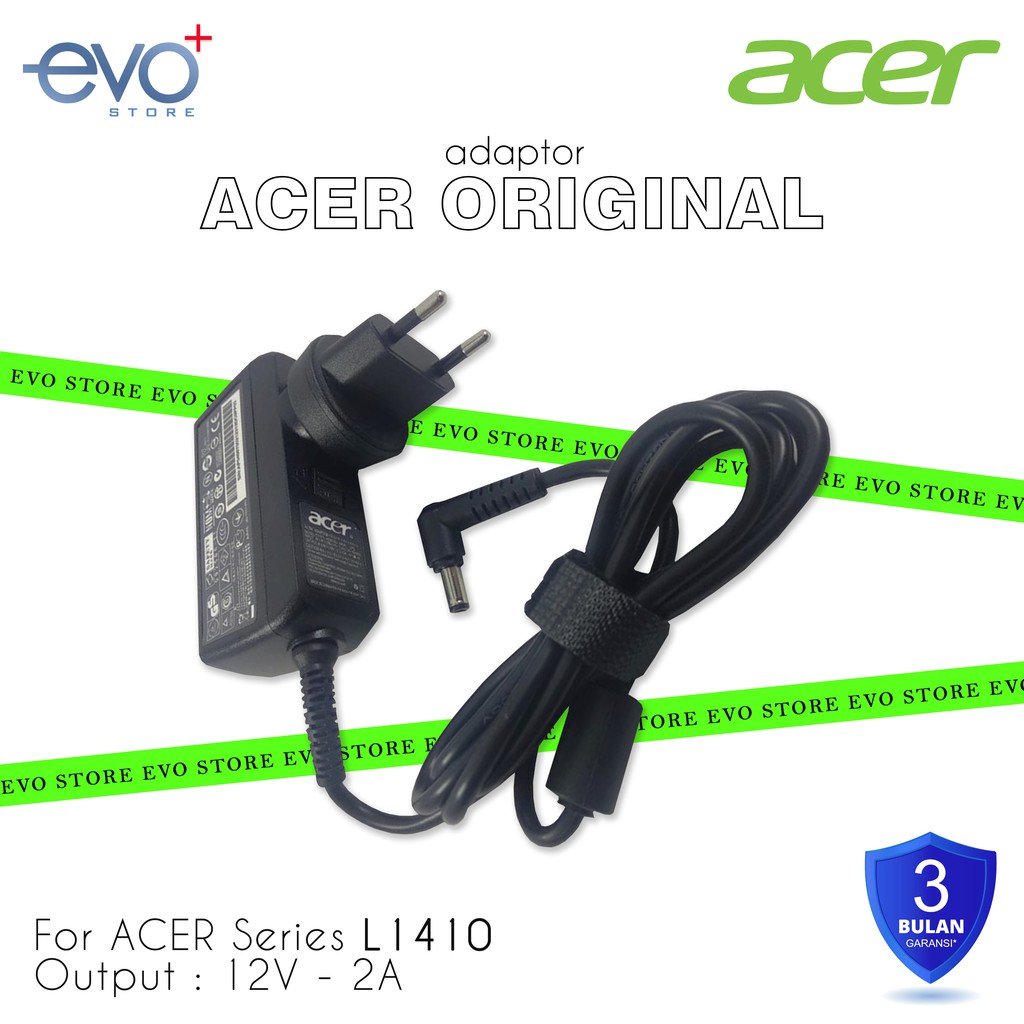 Adaptor Charger Acer Original 12V - 2A for Laptop Acer One 14 L1410