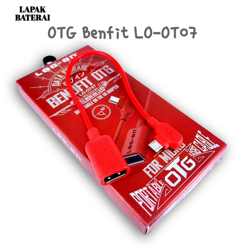 LOG - ON OT07 Micro Kabel OTG Android | Kabel File Transfer Awet Berkualitas