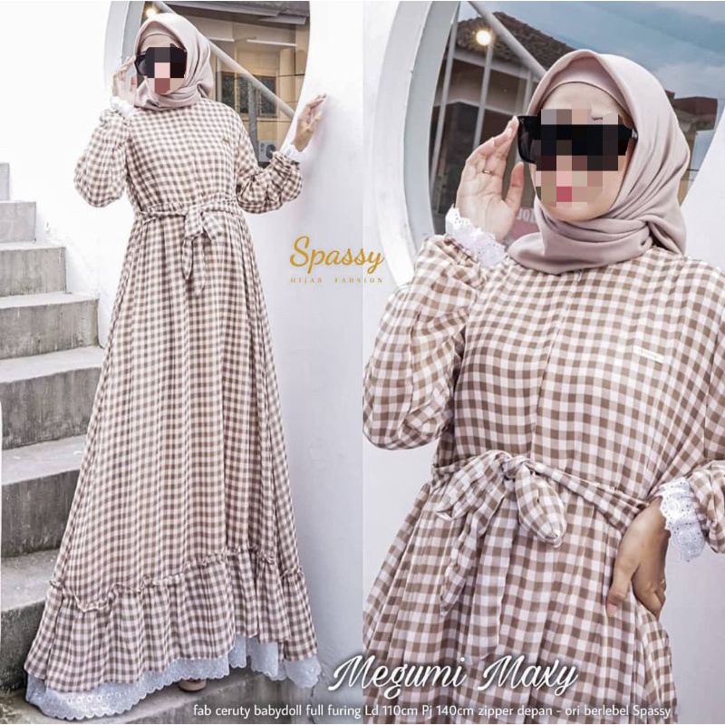 Megumi Maxy Ori Spassy Hijab (full furing)