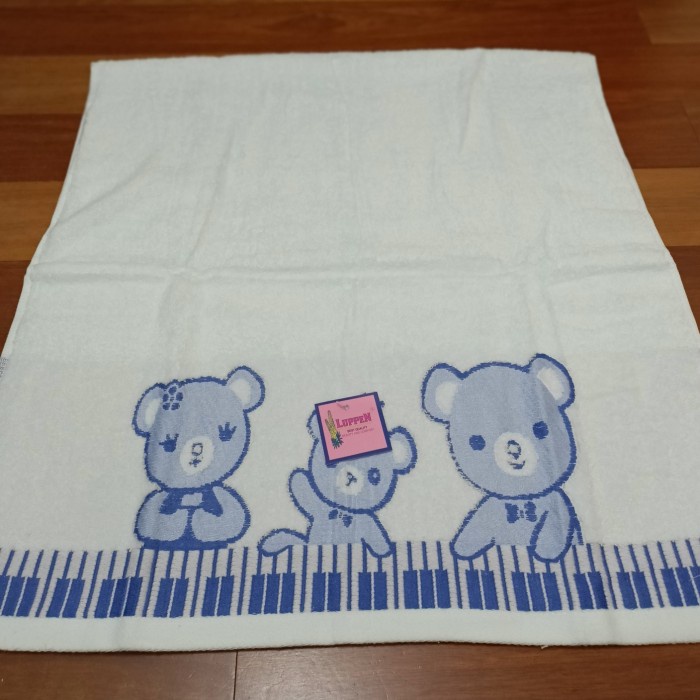 Handuk Mandi Bayi / Handuk Anak Handuk Tebal merk Luppen Motif Teddy Bear Size Besar 60 x 120