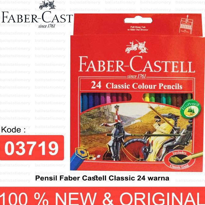 

Buruan Beli] Pensil Warna Faber Castell 24 Warna Classic