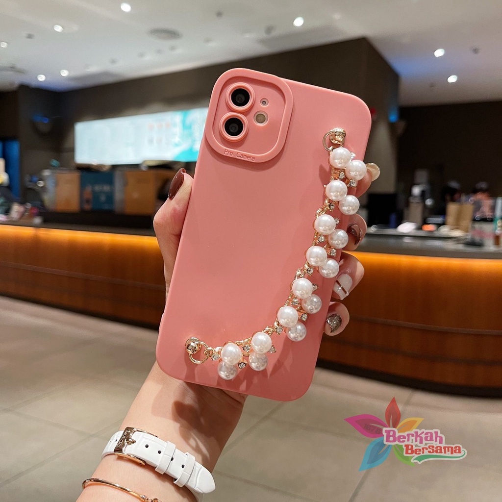 SOFTCASE SILIKON PROCAMERA RANTAI MUTIARA XIAOMI REDMI NOTE 10 11 PRO BB6860