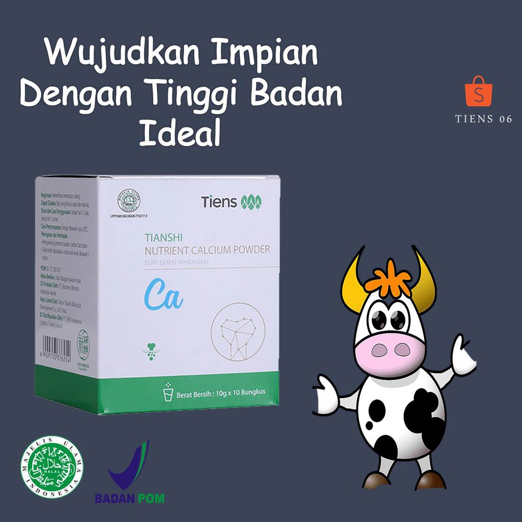 

SUSU BUBUK PATAH TULANG NHCP PENINGGI BADAN TIANSHI NUTRIENT HIGH CALCIUM POWDER
