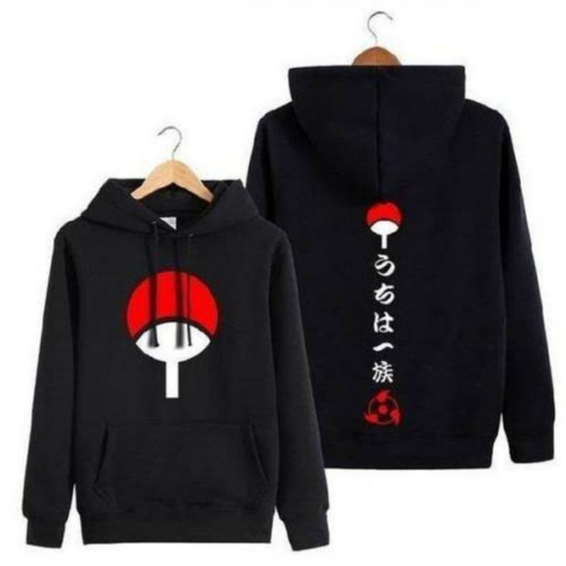 Jaket Hoodie Jumper Anime Naruto Clan Uchiha