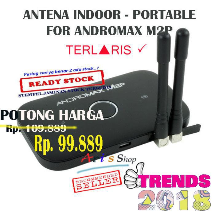 PROMO HARGA TERMURAH ANTENA INDOOR PORTABLE MODEM WIFI SMARTFREN ANDROMAX M2P HUAWEI E5573