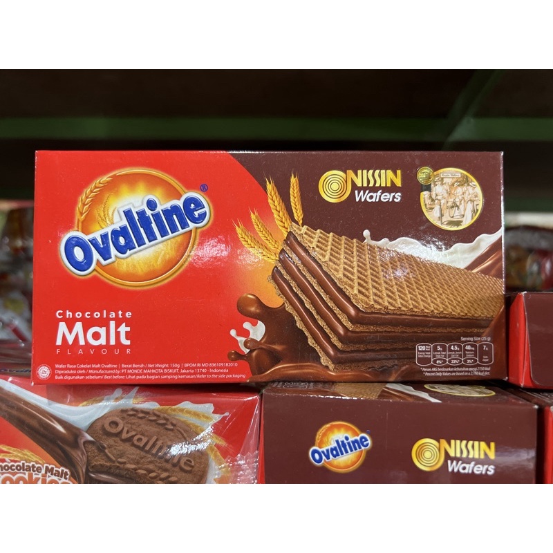 

Nissin wafer ovaltine 150gr