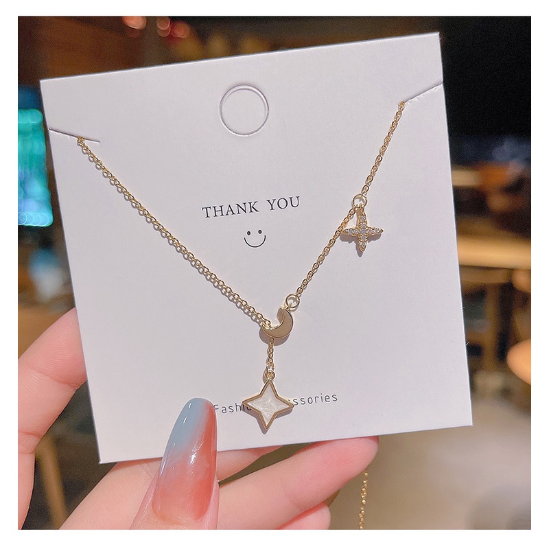 Kalung KL90 Stainless Steel / Titanium Made in Korea Premium Fashion Wanita Kalung unik Lucu Keren /Deluna/BS