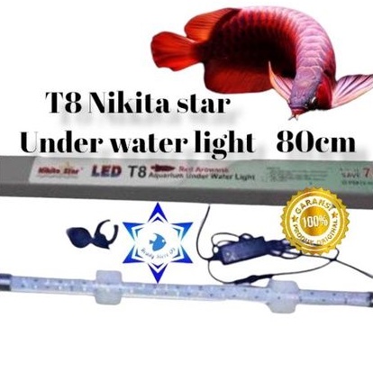 lampu tenning arowana nikita star T8 80cm under waterlight / lampu tanning arwana nikita star 80cm T