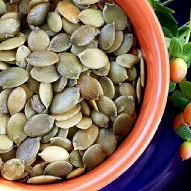 

ROASTED PUMPKIN SEEDS (Kuaci Labu panggang) 500gr