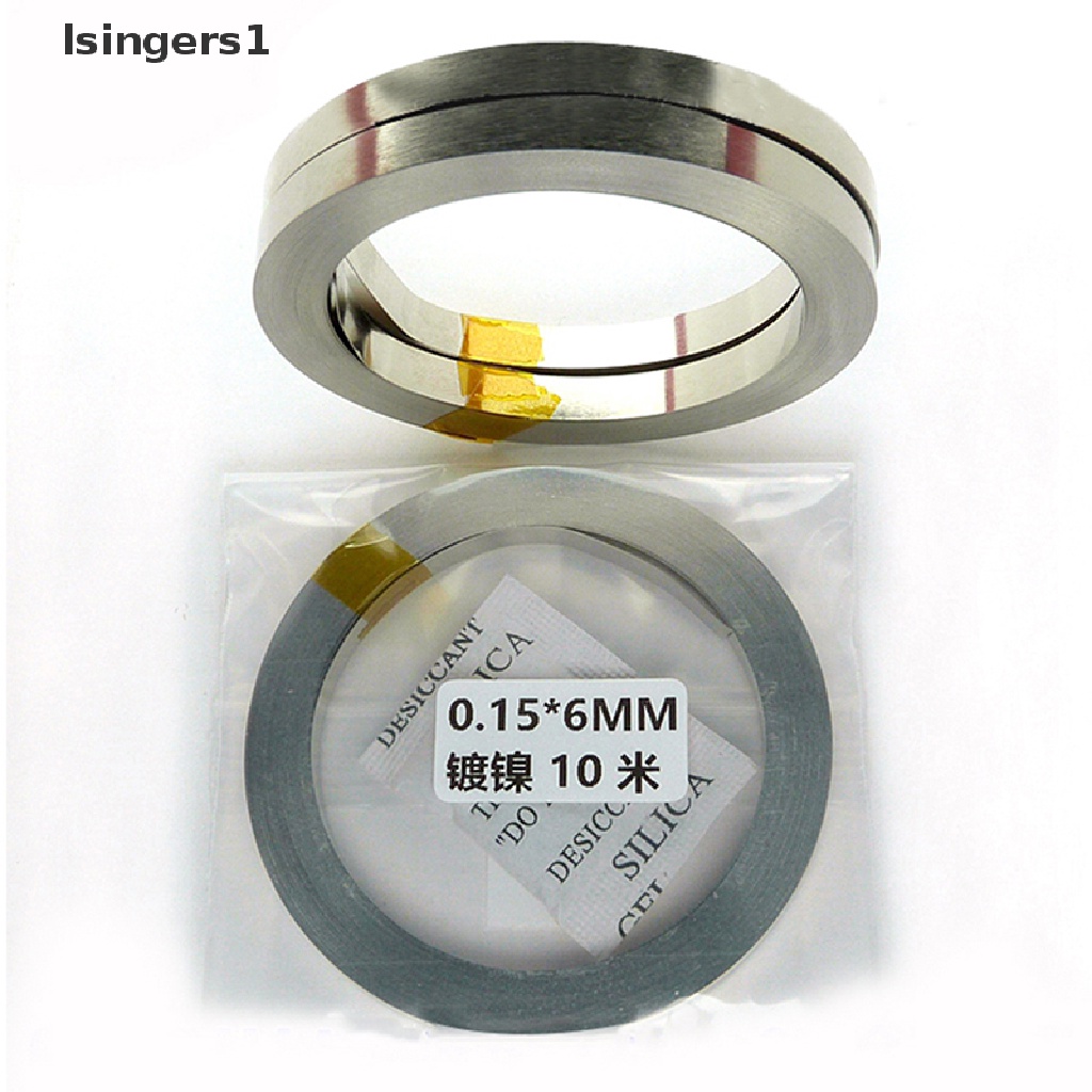 [lsingers1] 10m 18650 Li-ion Battery Nickel Sheet Plate Plated Steel Belt Strip Connector Boutique