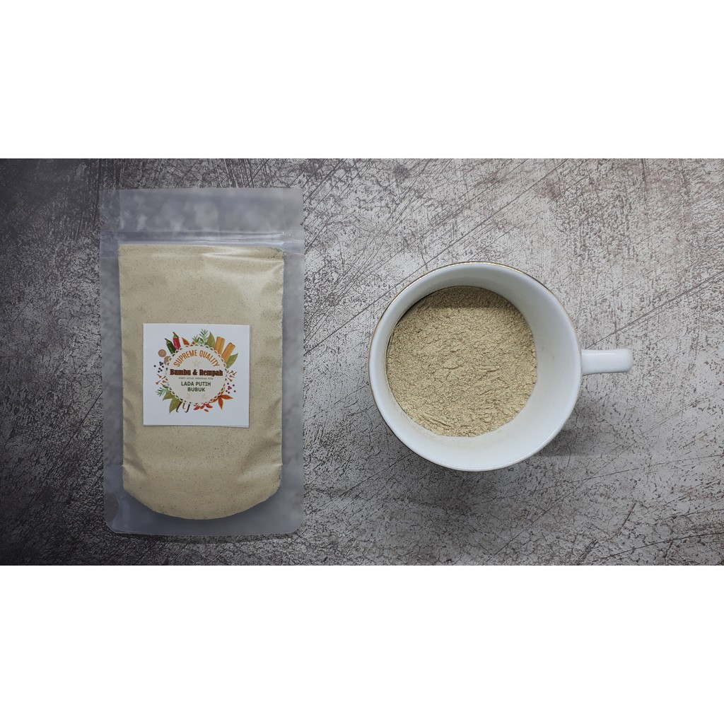 

Lada Putih Bubuk ( White Pepper Powder ) 50 gram