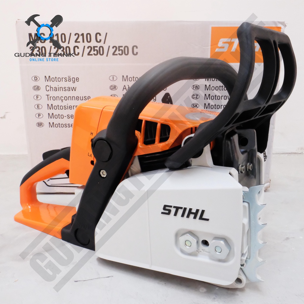 Chainsaw Mesin Gergaji Kayu Chainsaw Stihl MS 250 20inch Bar Gigi MS250