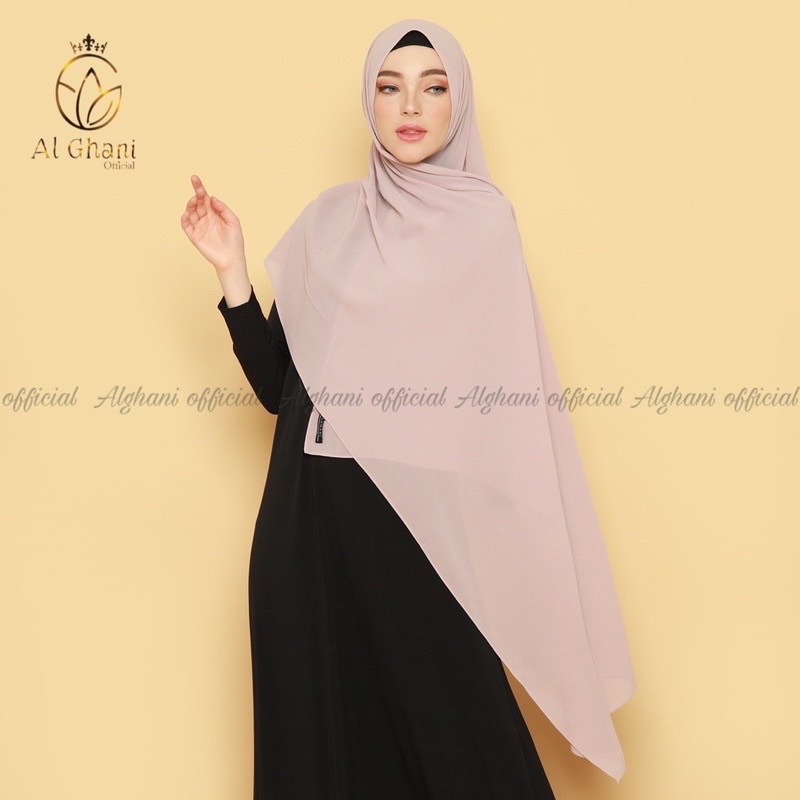 ALGHANI - PASHMINA CERUTY SHAWL BASIC POLOS 2 METER