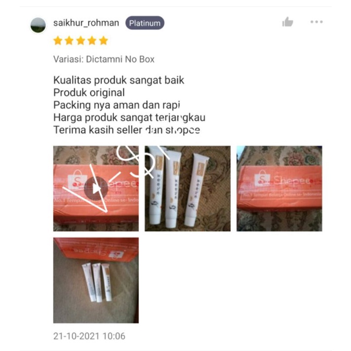 [ ORIGINAL ] Dictamni Cream Wasir Salep Ambeyen Herbal Ambeien Asli 100% Ampuh