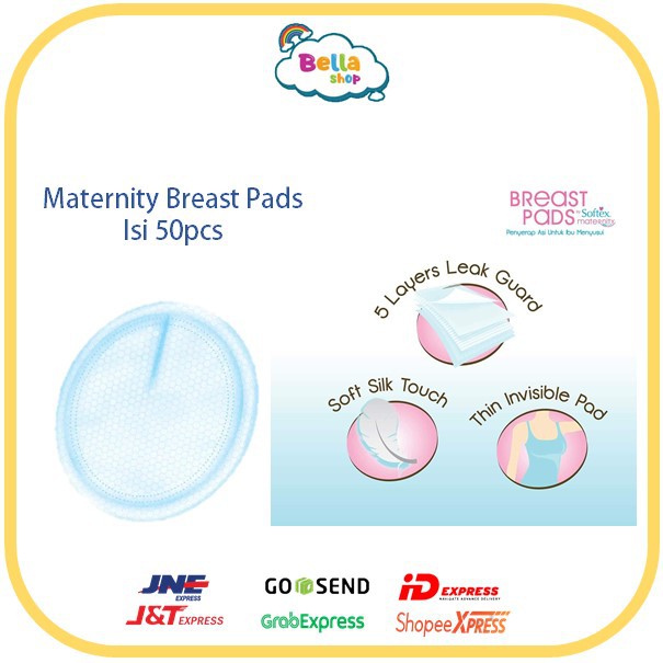 Softex Maternity Breast Pads Eceran 1bh Breastpad Softex - Bella Shop