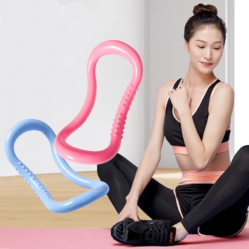 Magic Ring / Lingkaran Bantu Yoga Pilates Olahraga Stretch Resistance / Cincin Yoga / Alat Yoga / Alat Olahraga