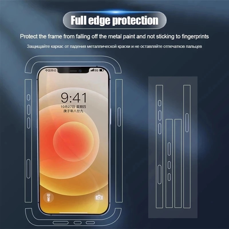 Pelindung Layar Tempered Glass Bening Transparan Untuk Apple Iphone 13 Pro Max Mini