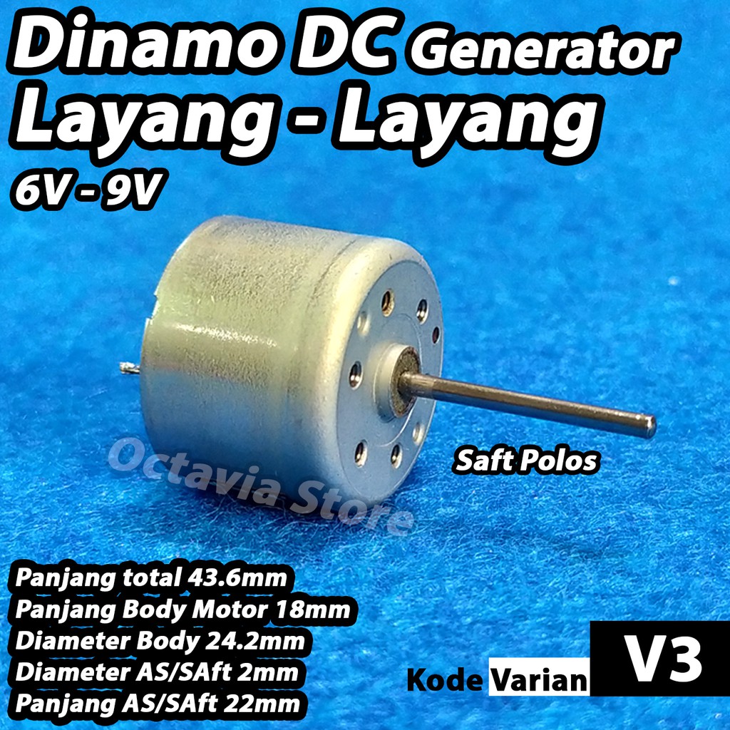 dinamo  DC generator layang-layang