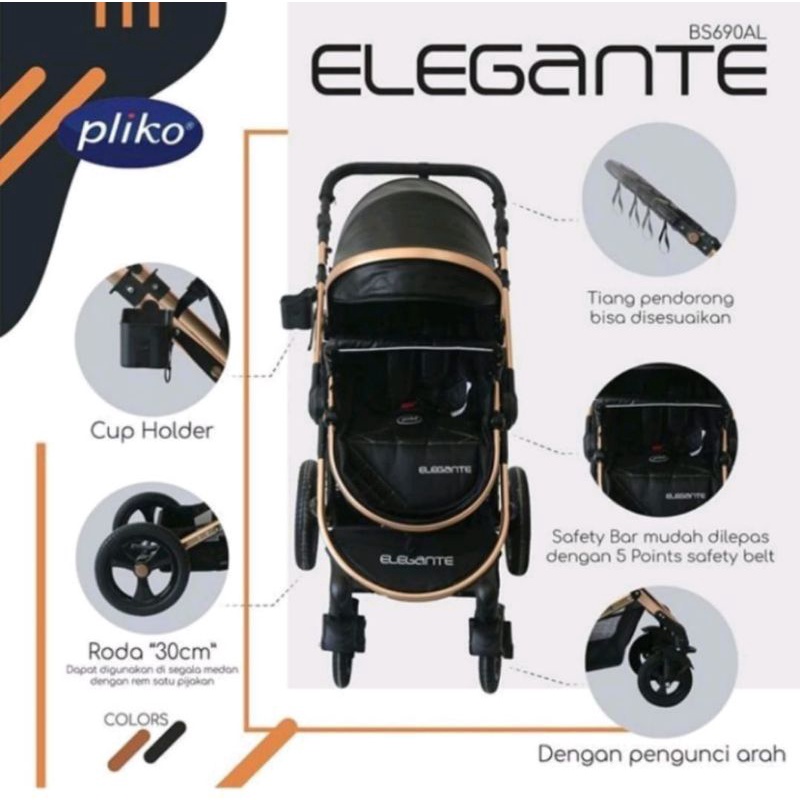 Pliko stroller elegante 690AL kereta dorong bayi