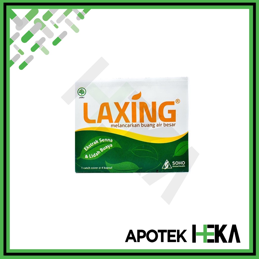 Laxing Strip isi 4 Tablet - Melancarkan BAB (SEMARANG)