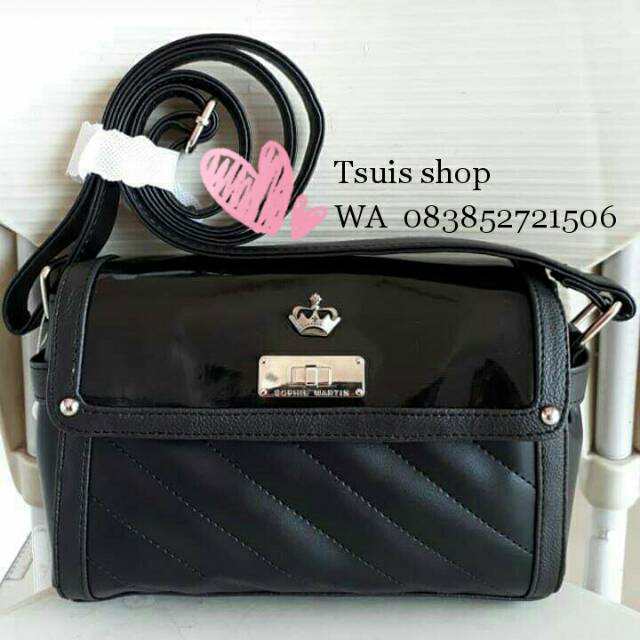 Tas sophie martin paris , tas kulit , tas ori , tas selempang , tas impor
