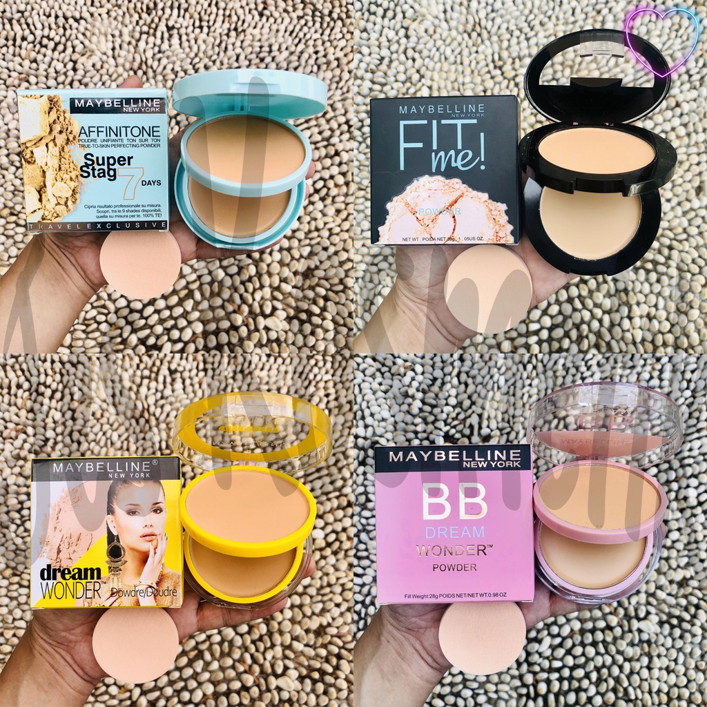 [PER PCS] Kosmetik MYB Bedak Padat Bedak Basah Make Up 2 in 1 / Grosir Kosmetik