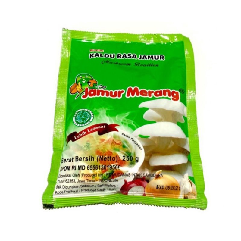 

Kaldu JAMUR MERANG Isi 250 gr Non MSG Kaldu Jamur Merang