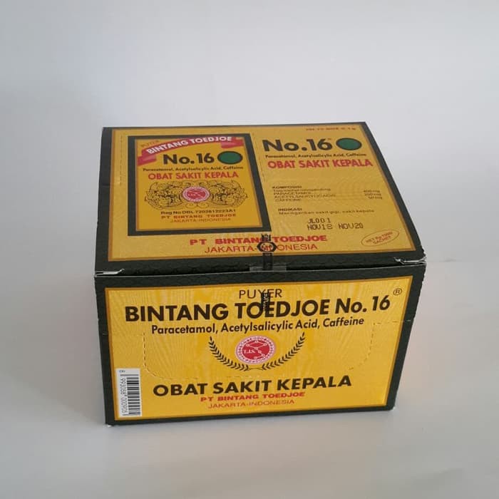 

Puyer Bintang toedjoe no 16 (1box isi 10 lusin)