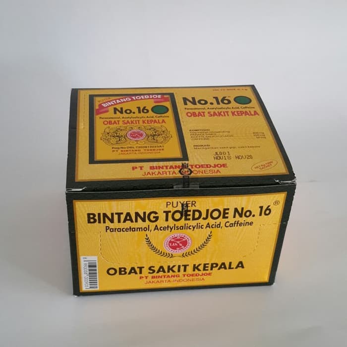 

Puyer Bintang toedjoe no 16 (1box isi 10 lusin)