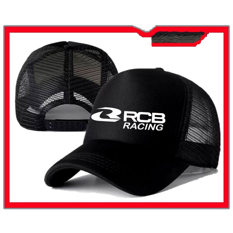 TOPI JARING TRUCKER RACING LOGO OTOMOTIF TERLARIS - h3b3nshop