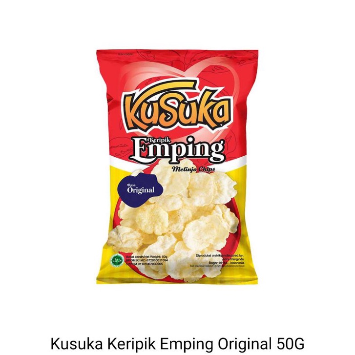 Kusuka Keripik Emping Melinjo Original 50gr