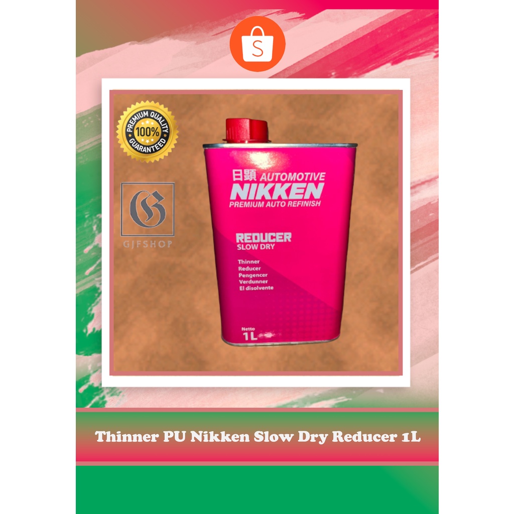 Jual Thinner PU Nikken Slow Dry Reducer 1L Shopee Indonesia